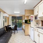 Dining area in Studio A cabin