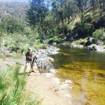 Chris Meder on the Macleay river in the New England High Country